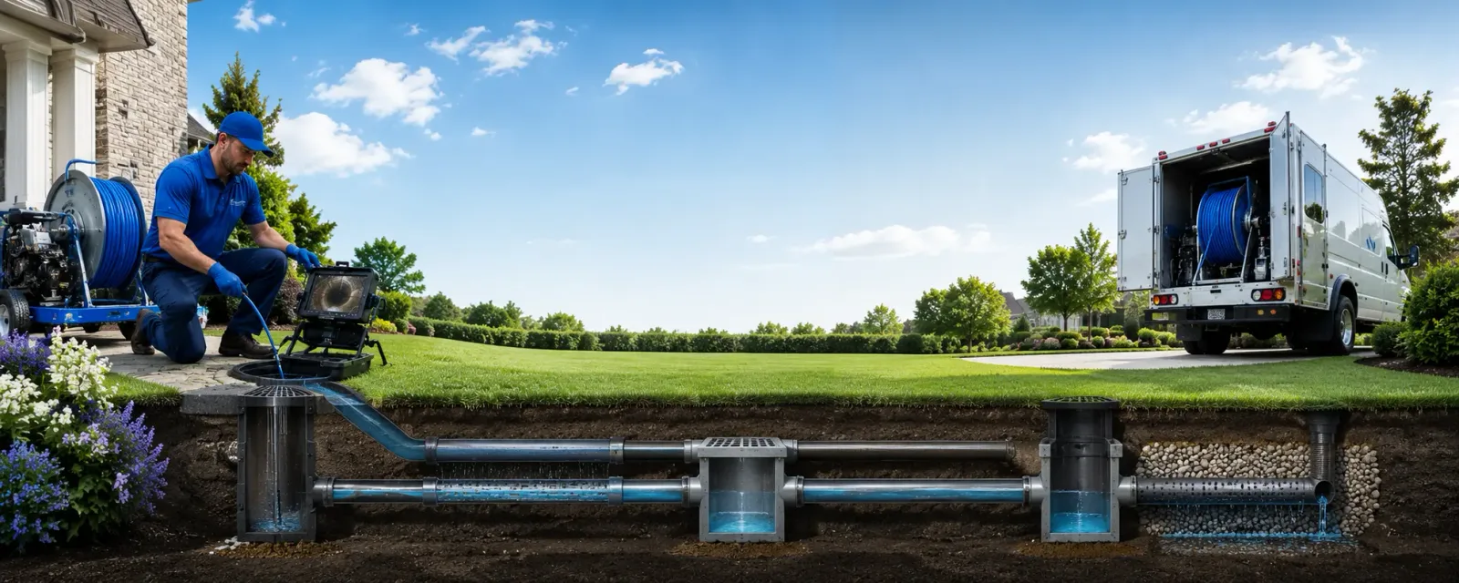 Outdoor drain cleaning information for Boyers, PA